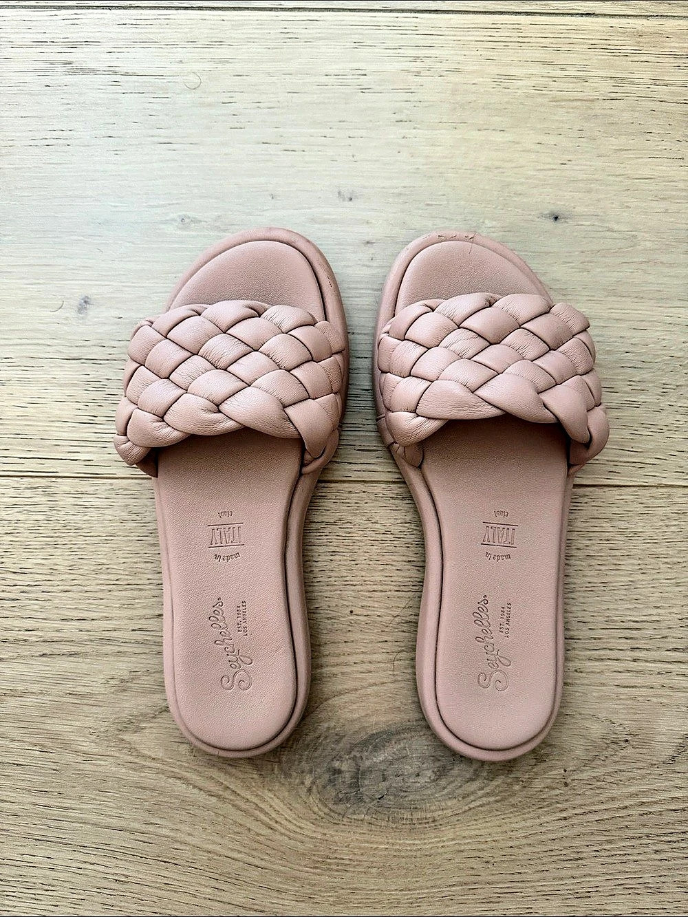 Seychelles Braided Slide Sandals in Pink